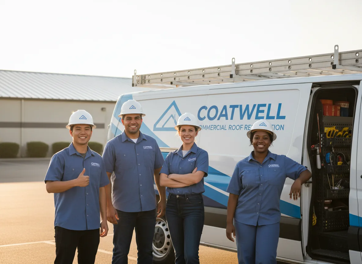 Commercial roof coating company in Cross Plains, WI